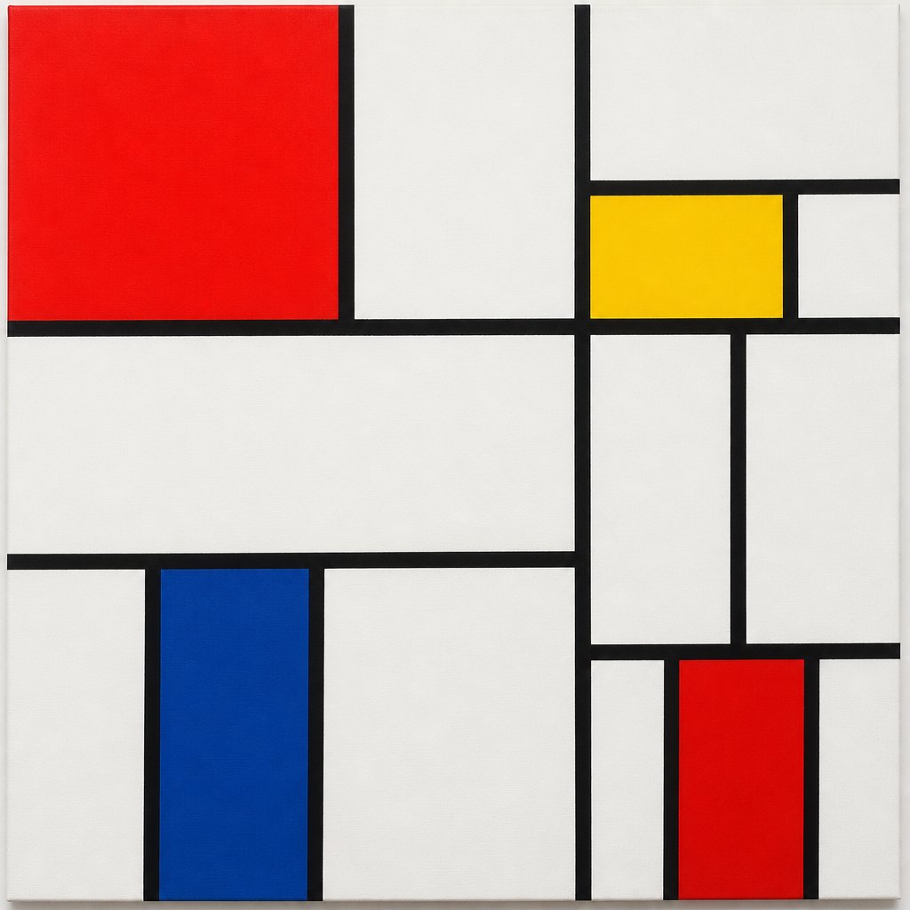 AI-generated Grid Composition example