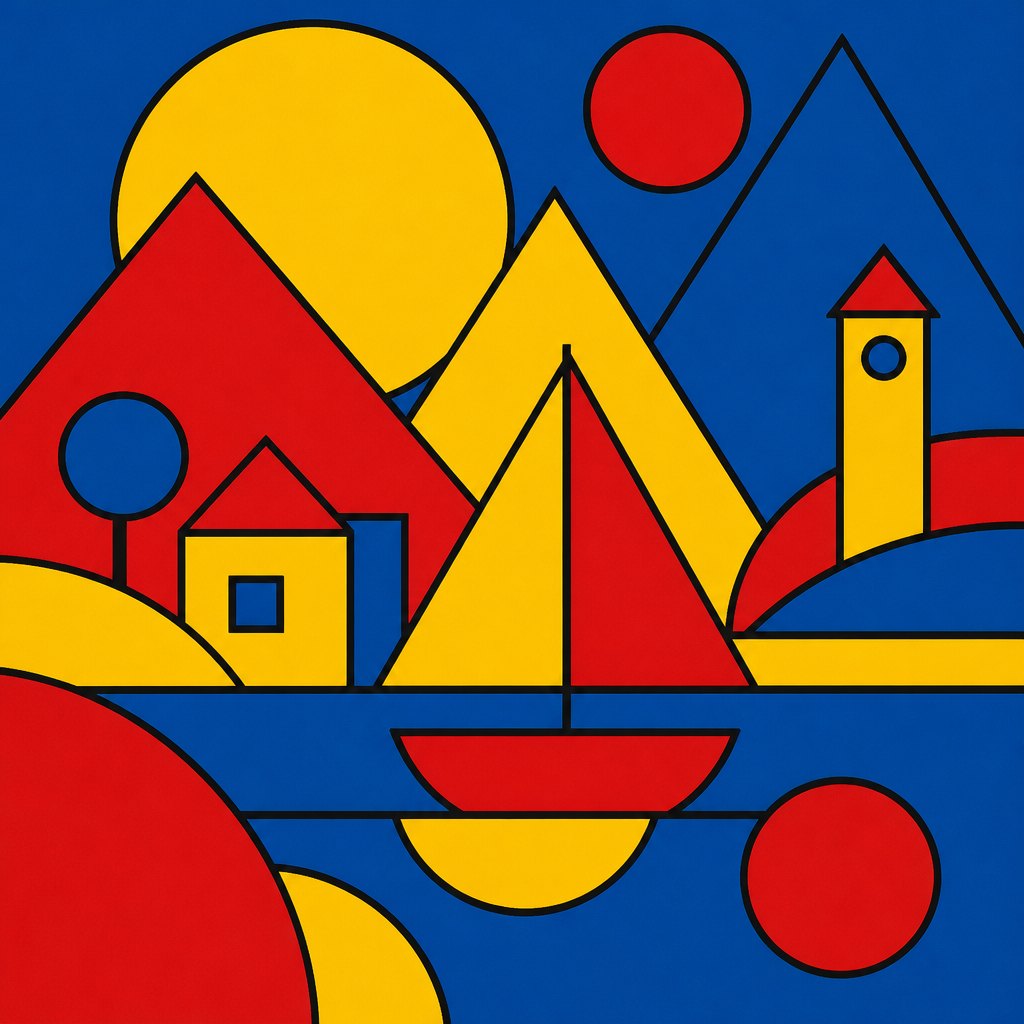 AI-generated Triadic Colors example