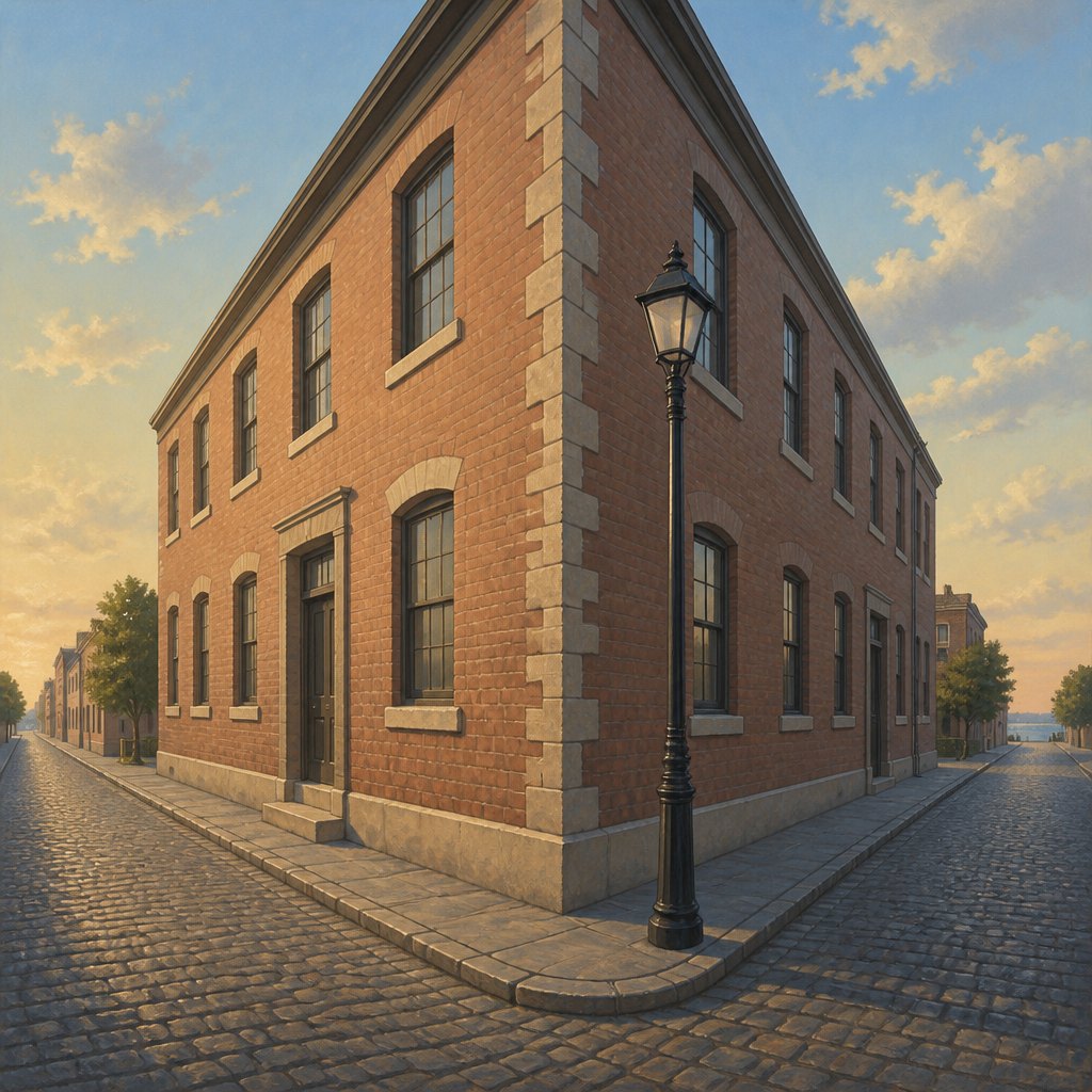 AI-generated Two-Point Perspective example