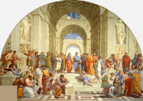 Italian:  Scuola di AteneThe School of Athens — Balance