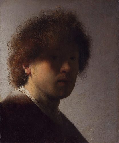 Self-portrait — Chiaroscuro