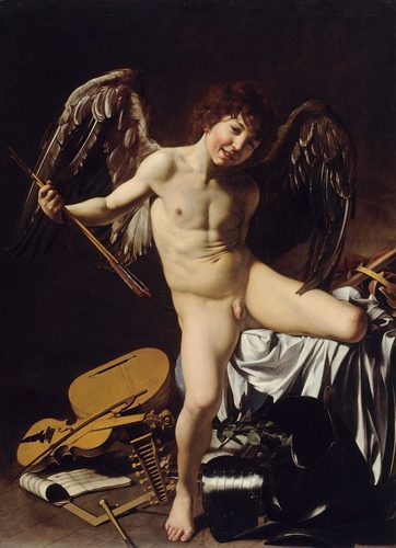 German:  Amor als Sieger Amor Vincit Omnia — Chiaroscuro