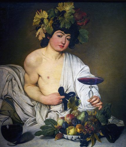 Italian:  Bacco Bacchus — Chiaroscuro