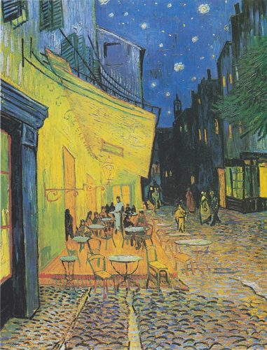 Café Terrace at Night — Complementary Colors