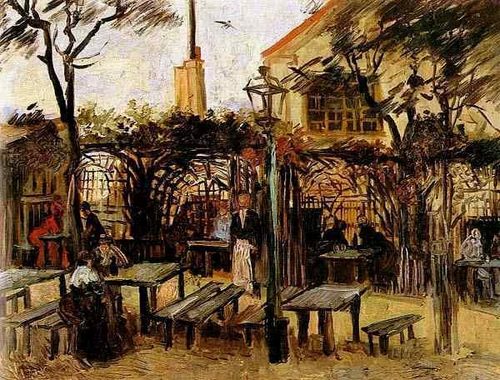 Terrace of a Cafe on Montmartre (La Guinguette) — Complementary Colors