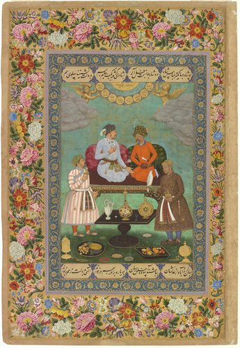 12 Abu'l Hasan Jahangir Welcoming Shah 'Abbas, ca. 1618, Freer Gallery of Art, Washington DC — Complexity
