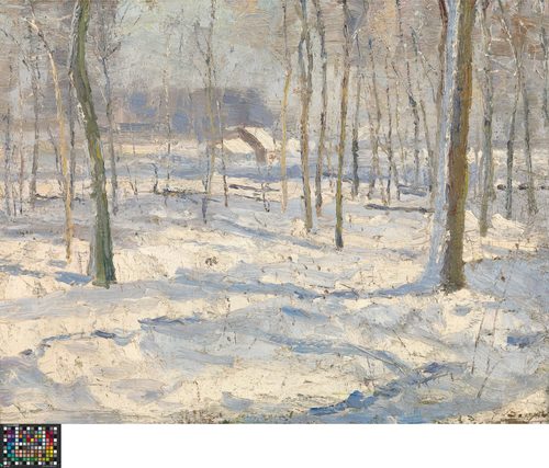 Winter Landscape (sketch) — Cool Colors
