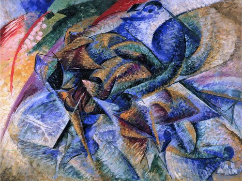 Dynamism of a Cyclist — Dynamic Composition