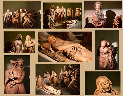 Lamentation of Christ - Niccolò dell'Arca — Foreshortening