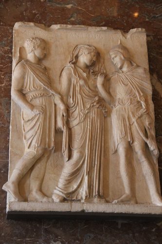 Relief of Orpheus and Eurydice (Louvre, Ma 854) (28266063496) — Form