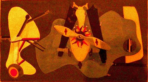 Aviation Evolution of forms under aerodynamic limitations II (1935 - 1936) - Arshile Gorky(c.1904 - 1948) (46306787524) — Fragmentation