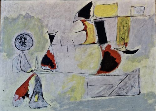 Garden of wish fulfilment (1944) - Arshile Gorki (1904-1948) (43954519964) — Fragmentation