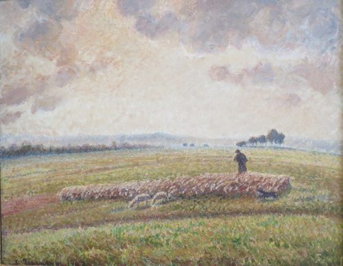 Landscape with Flock of Sheep — Gradation