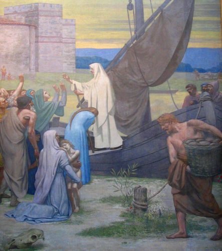 Sainte Geneviève ravitaillant Paris assiég — Harmony