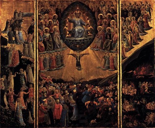 German:  Das jüngste Gericht Triptych: The Last Judgment — Hierarchy