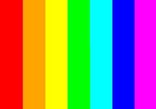 Rainbow colors (Modern colours) — Hue