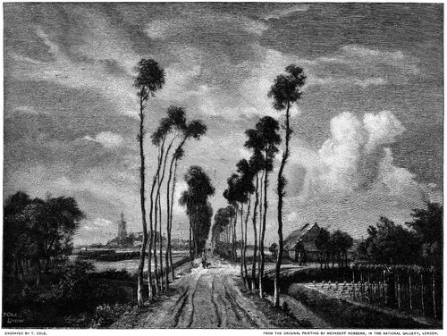 German:  Allee von Middelharnis The Avenue at Middelharnis — Leading Lines