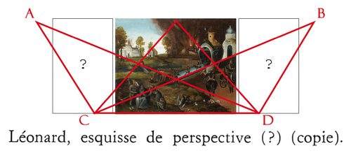 Le Grand Oeuvre de Leonardo - Tracé régulateur — Linear Perspective