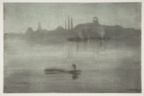 Nocturne (Nocturne: The Thames at Battersea) — Monochromatic