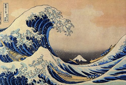 Behind the Great Wave at Kanagawa — Motif