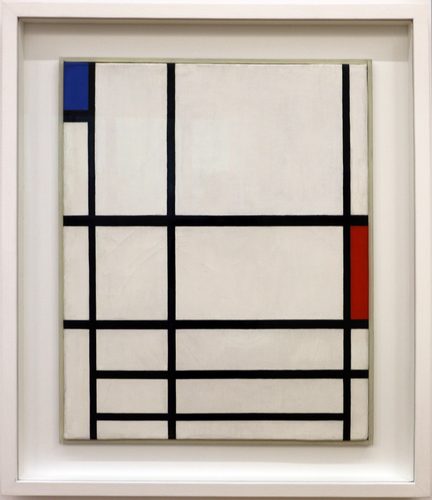 Piet mondrian, compoisizione in rosso, blu e bianco II, 1937, 01 — Primary Colors