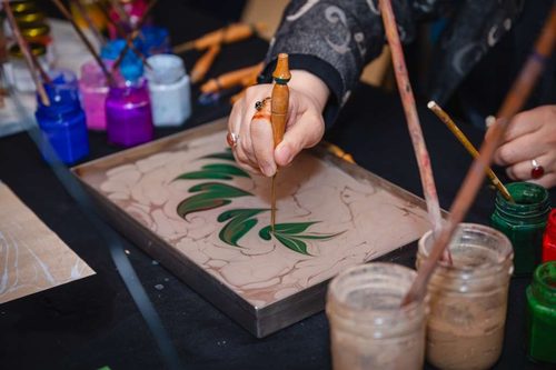 Ebru (Water Marbling) Art — Randomness