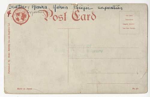 Agricultural and Manufacturers Buildings at the Alaska Yukon Pacific Exposition, 1909 - DPLA - 195cef420b1e6aef6cb2886975037d65 (page 2) — Repetition