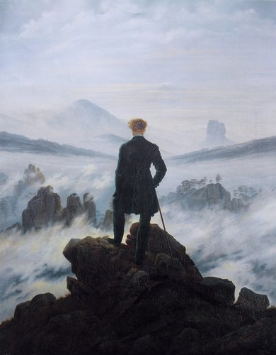 The hiker above the sea of fog — Rule of Thirds