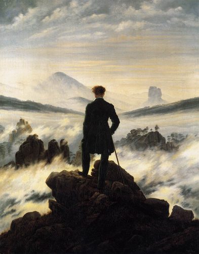 Wanderer above the Sea of Fog — Rule of Thirds
