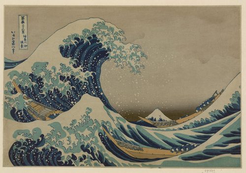 Japanese:  『神奈川沖浪裏』 - Kanagawa oki nami ura — Rule of Thirds