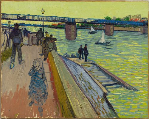 Le pont de Trinquetaille — Split-Complementary Colors