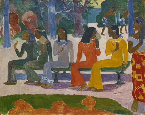 Tahitian:  Ta mateteThe Market — Split-Complementary Colors