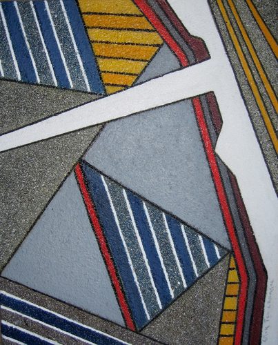 Waiting for the pieces to fall into place 100 x80 cm — Tension