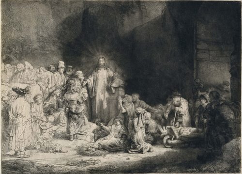 Christ Preaching (The Hundred Guilder Print) — Value