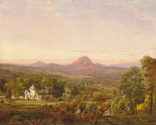 Autumn Landscape, Sugar Loaf Mountain, Orange County, New York — Warm Colors